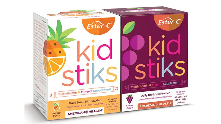 American Health Ester-C Kidstiks Multivitamin & Mineral Supplement