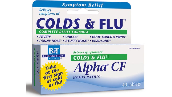 Boericke and Tafel Alpha CF Colds and Flu
