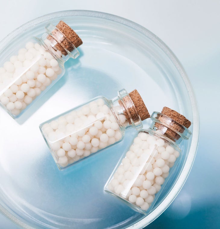 Homeopathic remedies are highly individualized, so look for one that most closely matches your specific set of symptoms.