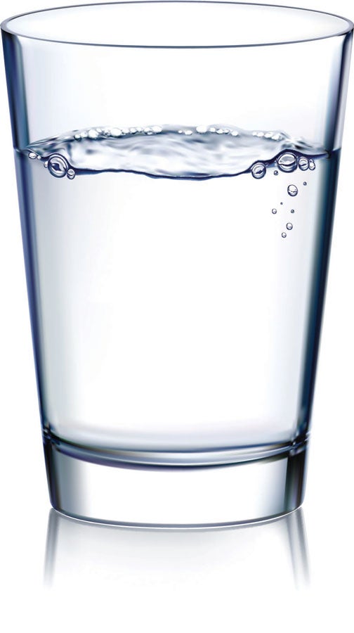 Drink lots of water, and only water if possible.